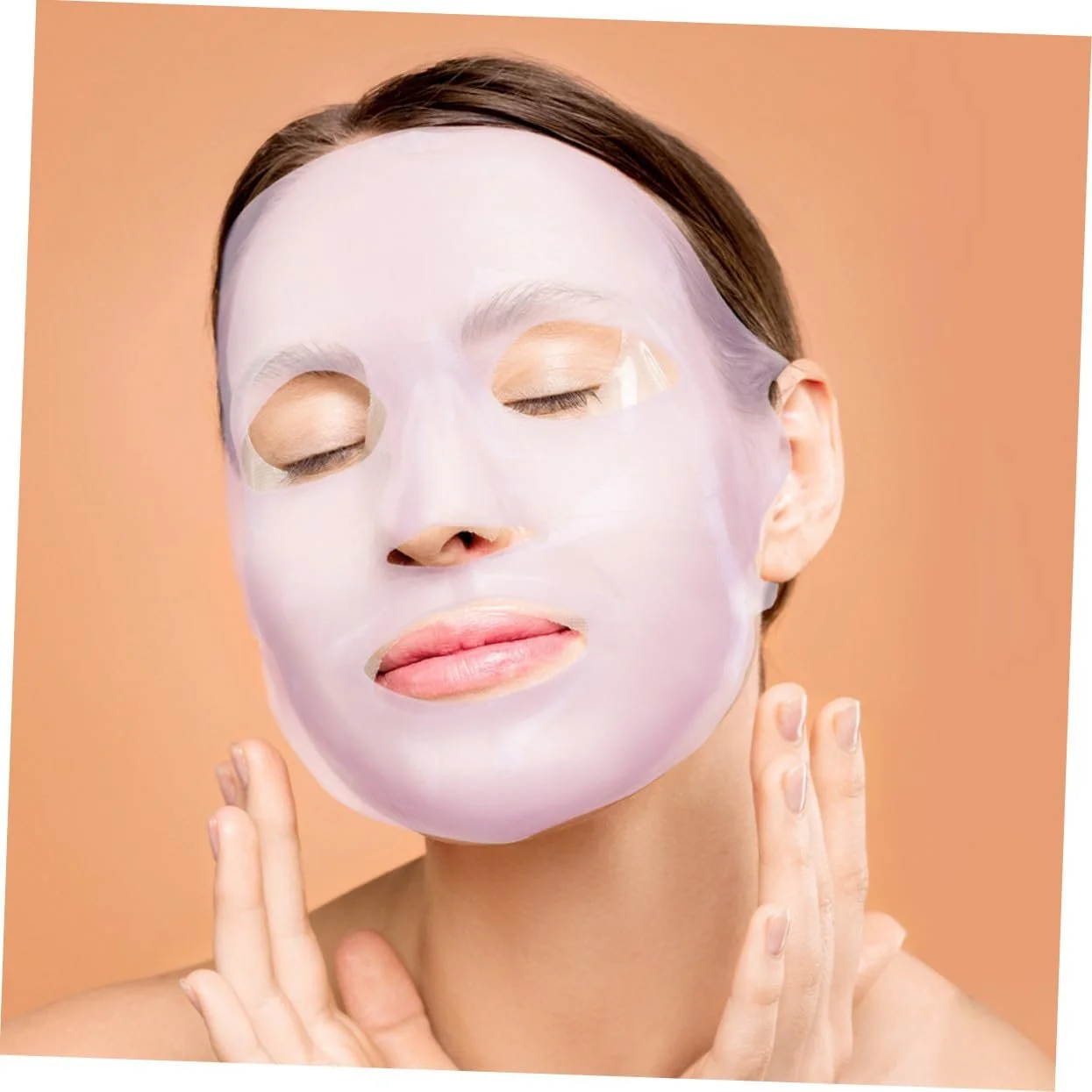 Силіконова маска HONITANO, 3 шт, рожева, фото №5