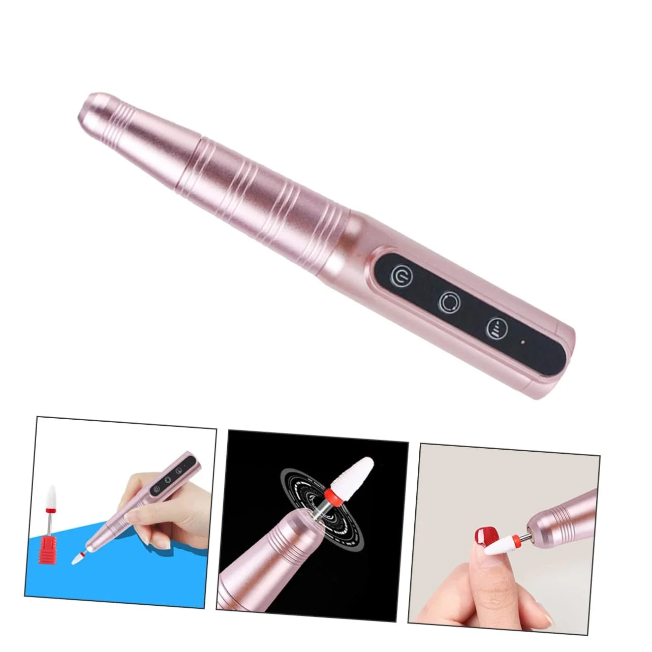 Полировщик для ногтей Healvian Claw Cutter для домашних животных, ручка для маникюра, профессиональный набор для маникюра, ручка для сверления ногтей из акрила, розовая, алюминиевый сплав, стиль компьютерной ручки, фото №9 Полировщик для ногтей Healvian Claw Cutter для домашних животных, ручка для маникюра, профессиональный набор для маникюра, ручка для сверления ногтей из акрила, розовая, алюминиевый сплав, стиль компьютерной ручки, фото №9