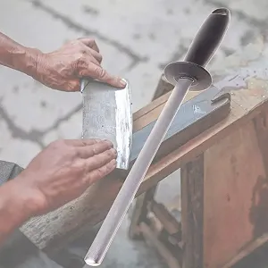 Точилка для ножей Diamant Овальная 25.4 см Мусат ABS synthetic.ua - Фото 1