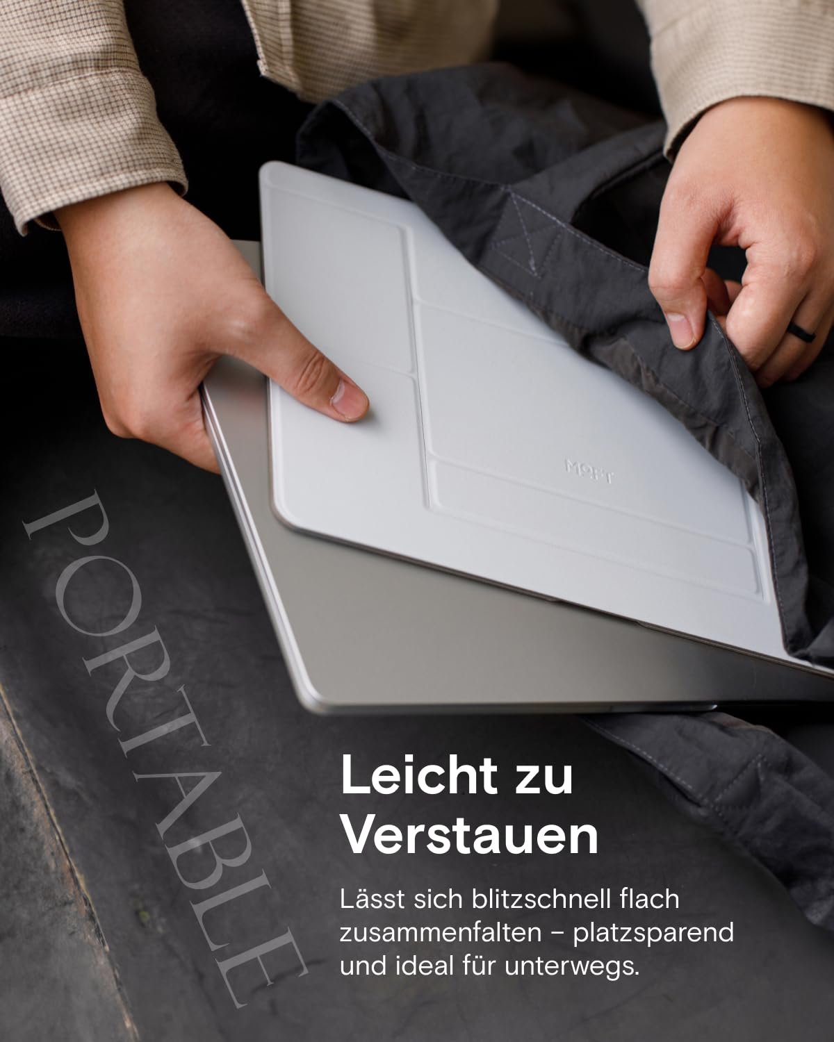 Підставка для ноутбука MOFT, складана з 2 регульованими кутами нахилу, портативна, фото №4