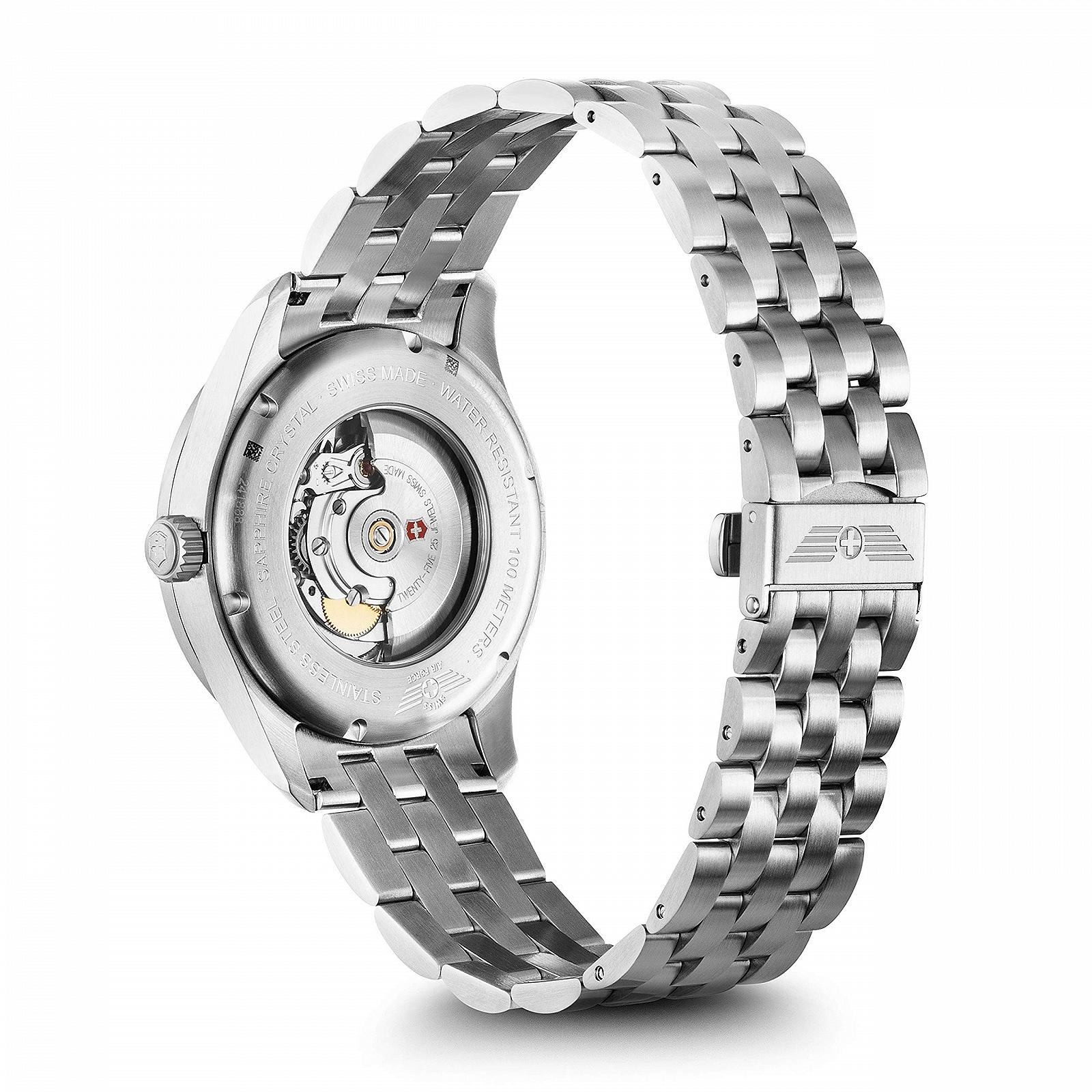 Годинник Victorinox Herren Automatic Airboss Mechanical Ø 42 мм Чорний/Срібний, фото №3