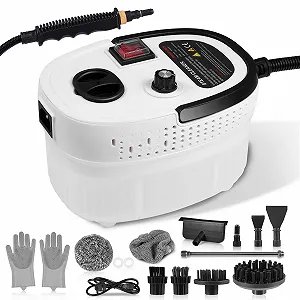 Купити Пароочисник ручний 2500 Вт 1200 мл 3.0 бар White - Фото 1 Пароочисник ручний 2500 Вт 1200 мл 3.0 бар White - Фото 1