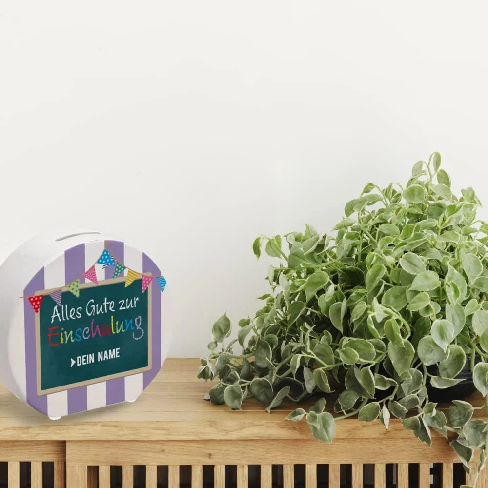 Скарбничка Alles Gute zur Einschulung персоналізована з ім'ям, фото №5