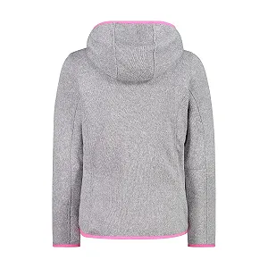 Куртка CMP Knit-Tech дитяча з фіксованим капюшоном synthetic.ua - Фото 1