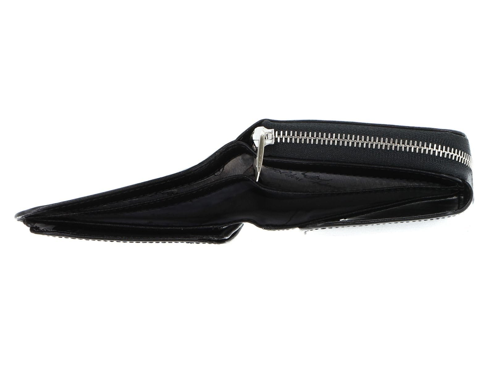 Кошелек с молнией Golden Head Colorado RFID Protect Black, черный, модный, фото №4