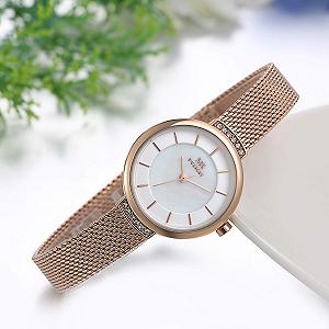 Женские часы Кварцевые Аналоговые Rose Gold Tone JewelryWe Классические Браслет Миланская сетка Нержавеющая сталь с круглым циферблатом цена на synthetic.ua - Фото 1 Женские часы Кварцевые Аналоговые Rose Gold Tone JewelryWe Классические Браслет Миланская сетка Нержавеющая сталь с круглым циферблатом synthetic.ua - Фото 1