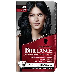 Краска для волос Schwarzkopf Brillance 891 Noir Bleut - Фото 1