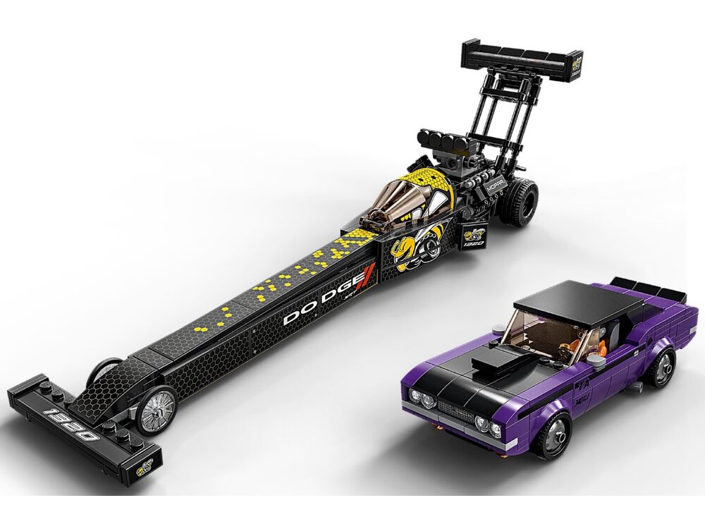 Дитячий конструктор LEGO Mopar Dodge SRT Top Fuel Dragster and 1970 Challenger TA 76904, фото №3 Дитячий конструктор LEGO Mopar Dodge SRT Top Fuel Dragster and 1970 Challenger TA 76904, фото №3