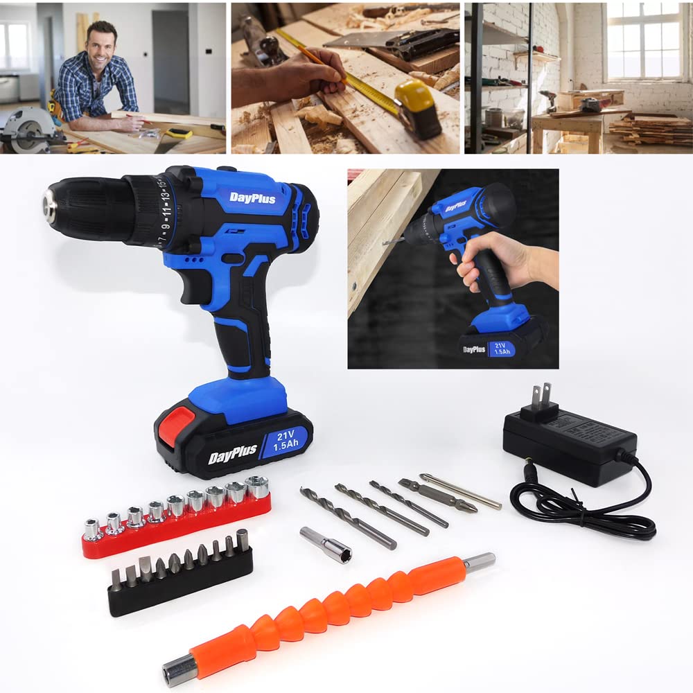 Шуруповерт акумуляторний 21 В 45Н.М., фото №1