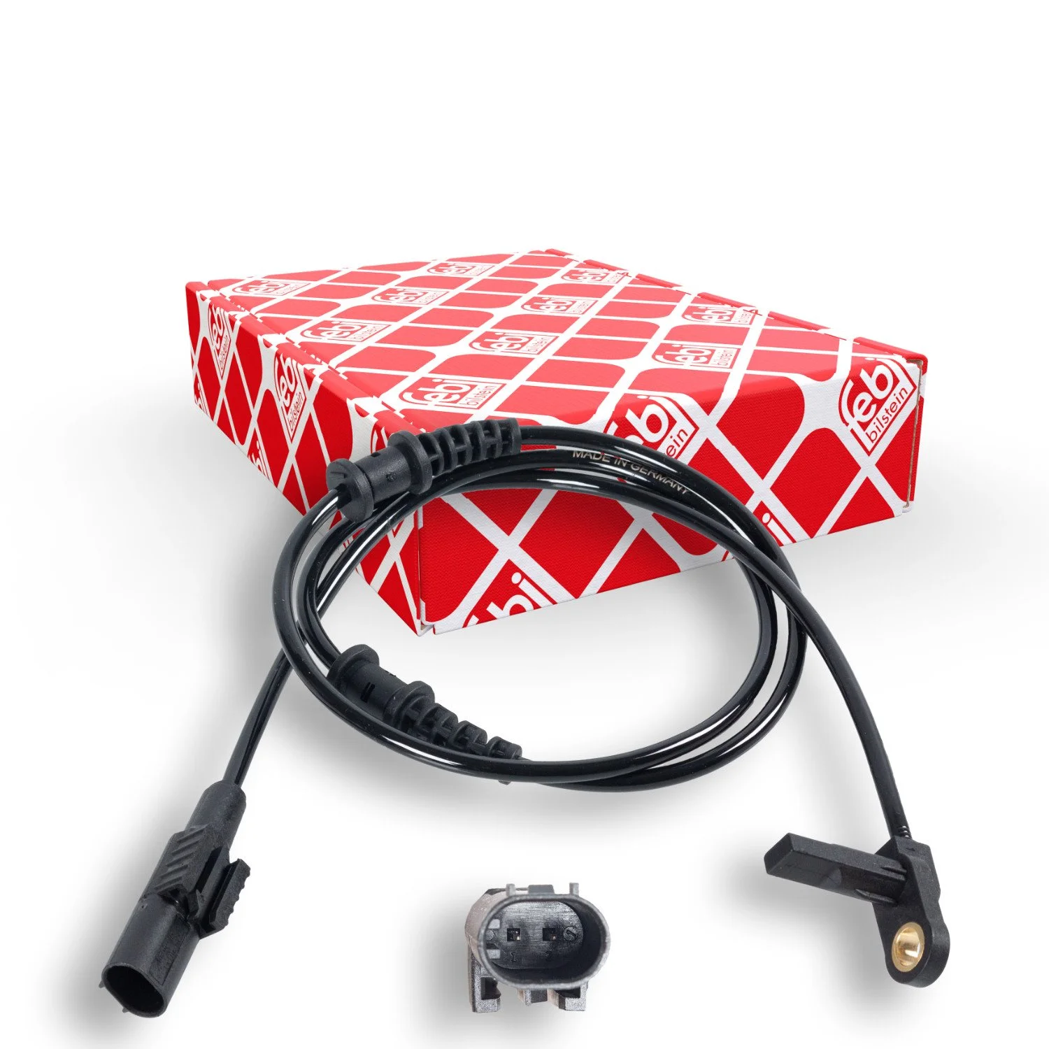 Датчик частоти обертання колеса FEBI BILSTEIN 106159 для MERCEDES-BENZ VW, передній міст зліва, фото №1