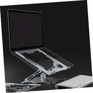 Підставка для ноутбука Gatuida Регульована по висоті, алюмінієвий сплав, складана, ергономічна synthetic.ua - Фото 1