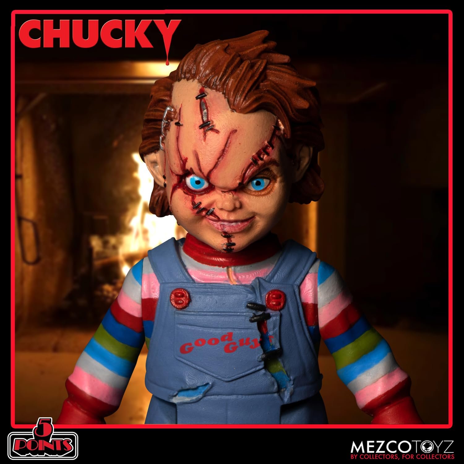 Фігурки Mezco 5 Points Chucky Deluxe Set пластик, фото №9