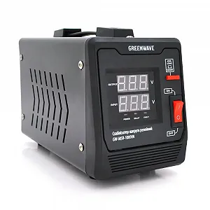 Стабілізатор напруги релейний Green Wave Mauser 1000VA 1xShuko DC140-260V, AC220±8%, BOX - Фото 1