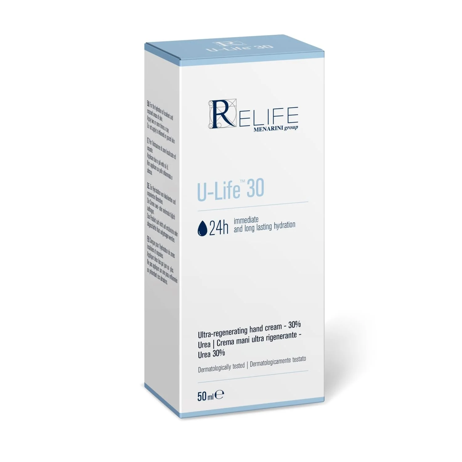 Крем для рук U-Life 30 Відновлюючий 50 мл, фото №3 Крем для рук U-Life 30 Відновлюючий 50 мл, фото №3