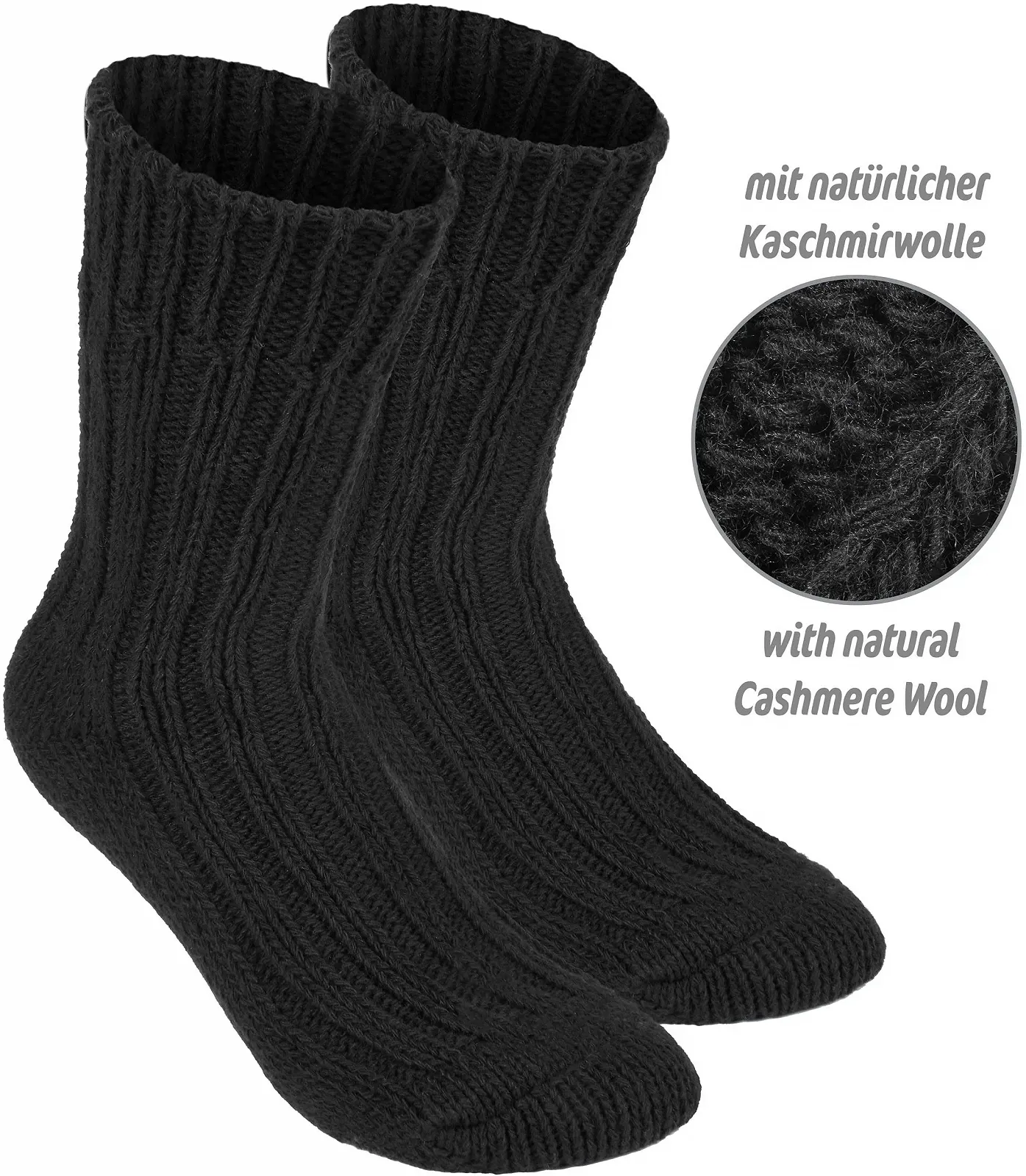 Носки BRUBAKER кашемировые, 4 пары, фото №3