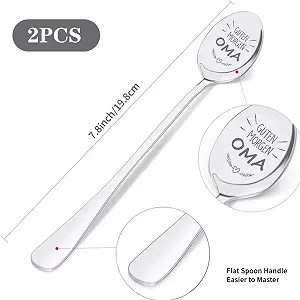 Ложка С гравировкой 2 шт synthetic.ua - Фото 1