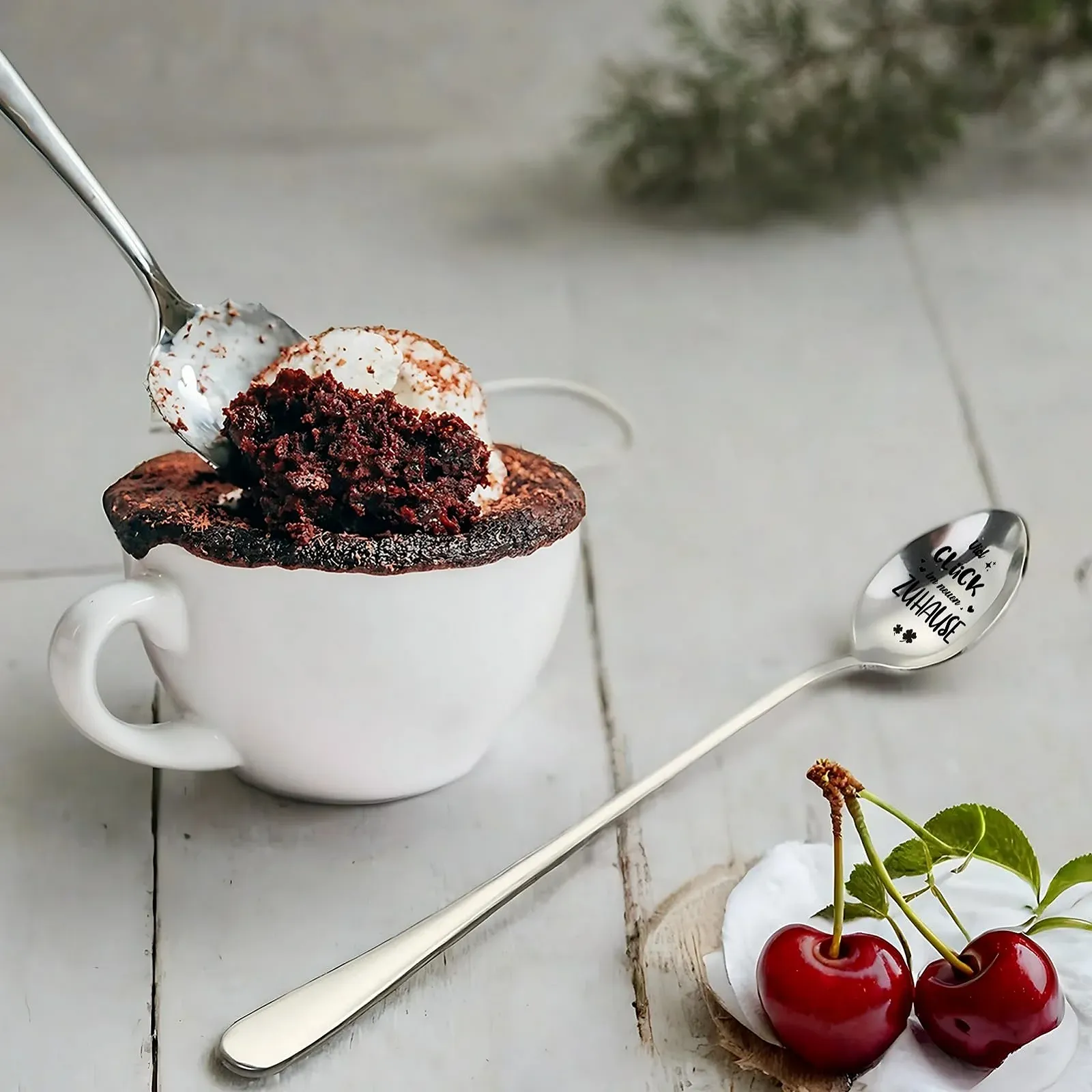 Ложка для кави нержавіюча сталь, набір 2 шт., фото №7