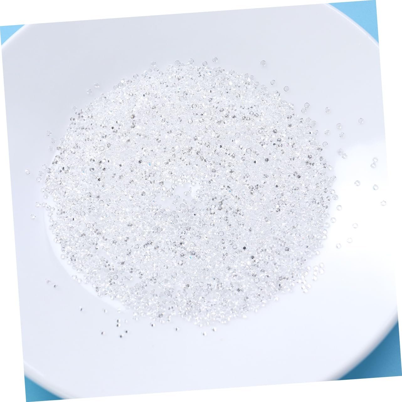 Стразы для ногтей Healeved, 4 упаковки, белые, фото №6