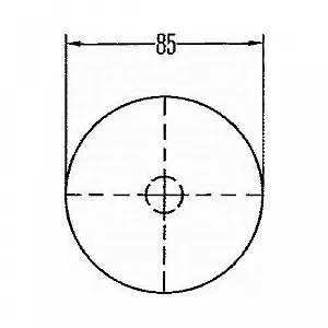 Светоотражатель HELLA 8RA 342 418-117 задний synthetic.ua - Фото 1