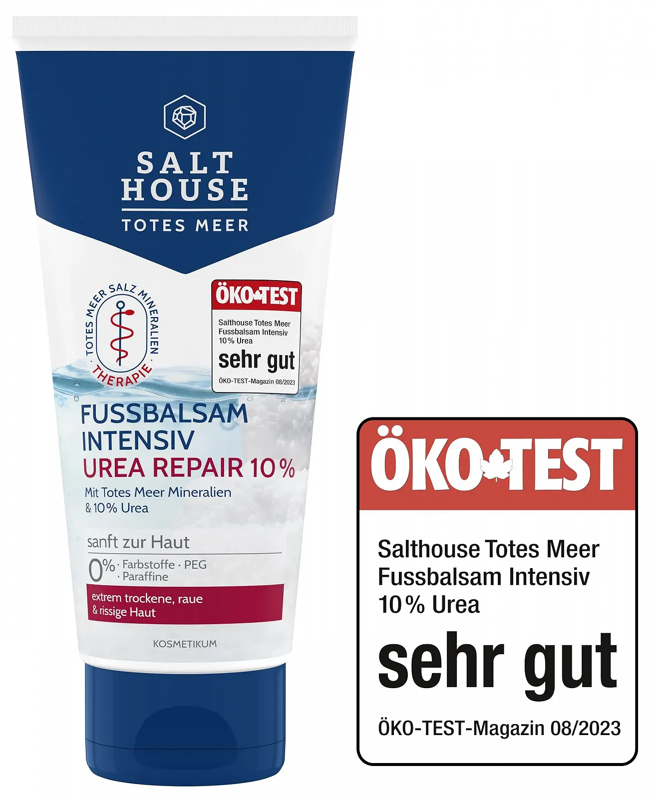 Бальзам для ніг Salthouse Dead Sea Therapy Intensive 10% Urea та олії для дуже сухої шкіри 100 мл, фото №2