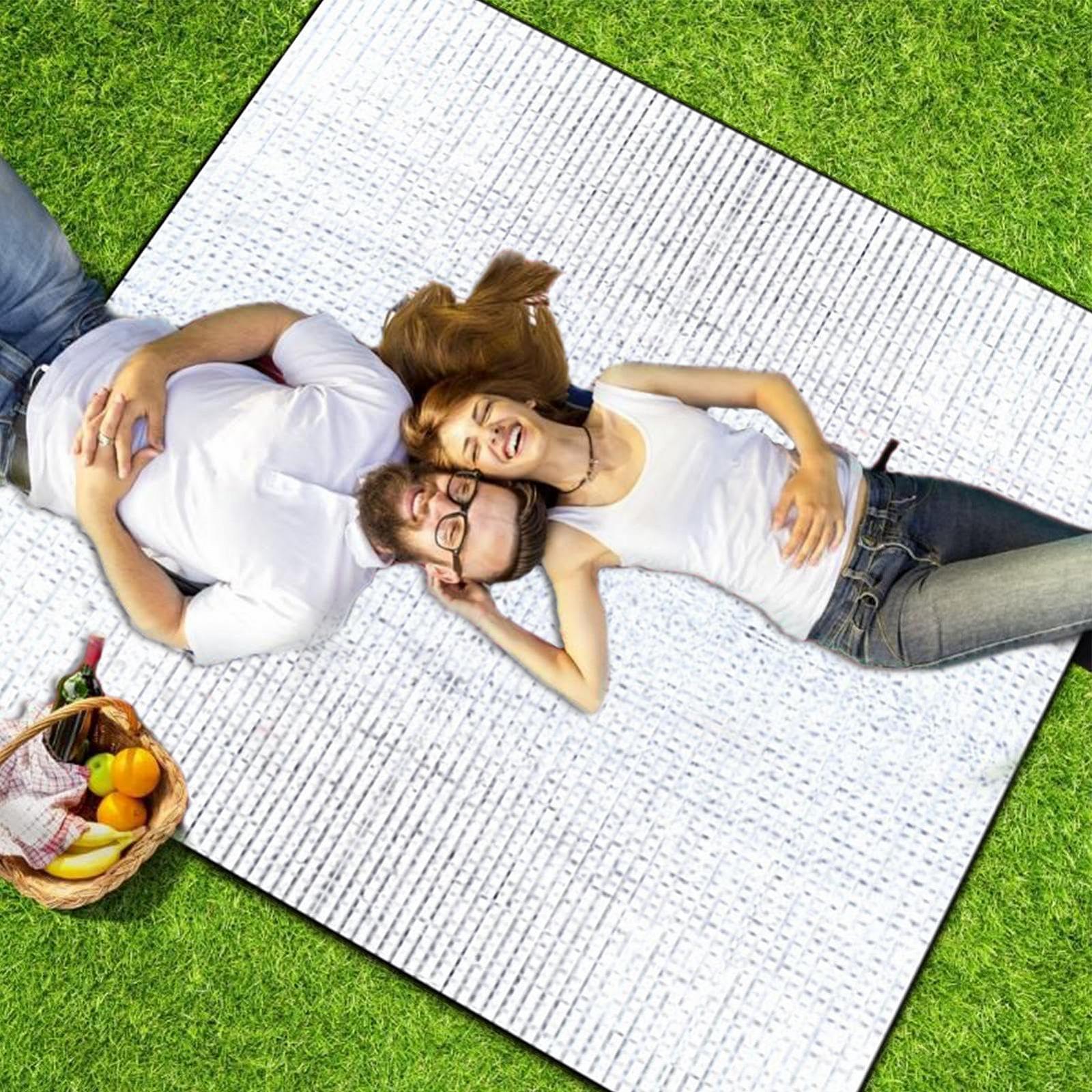 Килимок Namvo Camping Mat - 200 x 200 см с покриттям з алюмінієвої фольги водонепроникний, фото №2