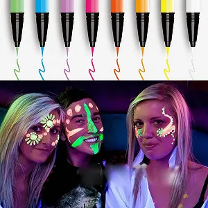 Набор подводок для глаз UV, 8 цветов, жидкая synthetic.ua - Фото 1