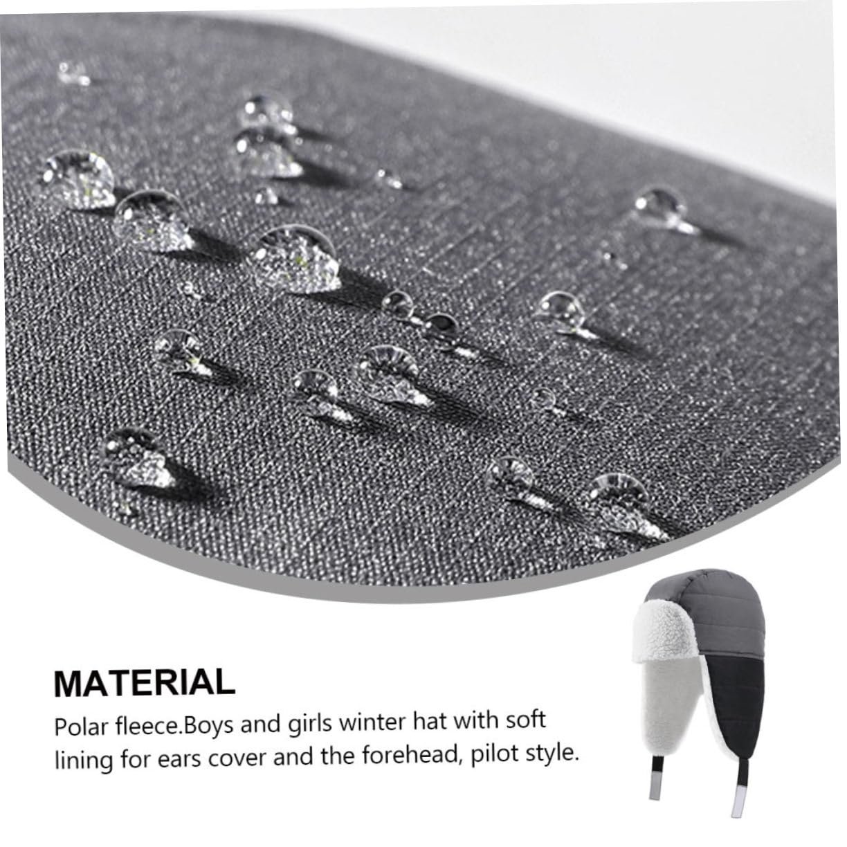 Шапка-ушанка WRITWAA с ушными клапанами, ветрозащитная, фото №8