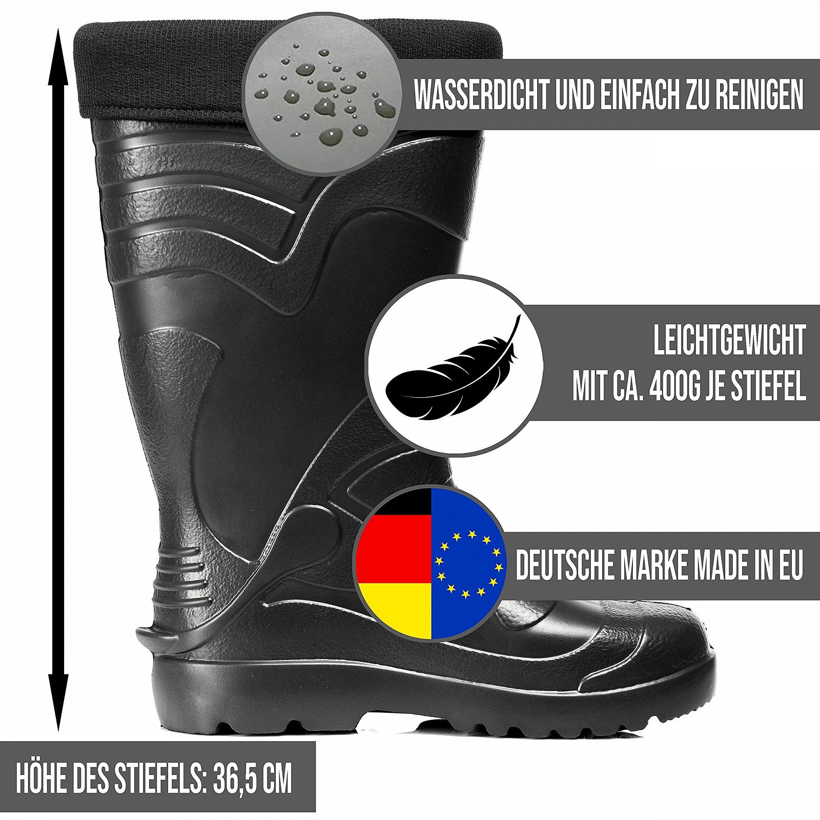 Сапоги утепленные CLIMBR Ultralight Wellington мужские EVA Thermal 40-49 теплые зимние сапоги рабочие сапоги для рыбалки, фото №3