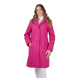 Пальто Teddy Bata Женское Удобное Элегантное Повседневное Уникальное - Фото 1