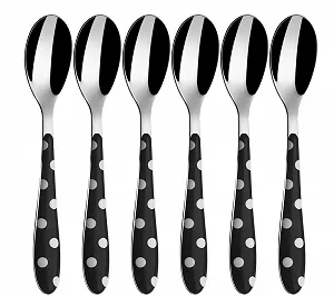 Купити Ложка мокко Bugatti Polka Dots psnu-014
°F08/6, 6 шт, чорний - Фото 1 Ложка мокко Bugatti Polka Dots psnu-014
°F08/6, 6 шт, чорний - Фото 1