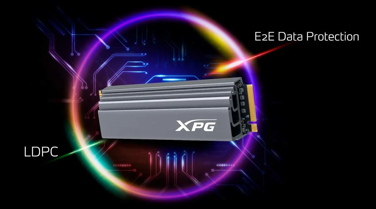 SSD-накопитель ADATA XPG GAMMIX S70 2 TB PCIe Gen 4.0 x4 M.2 2280 Серый, фото №5 SSD-накопитель ADATA XPG GAMMIX S70 2 TB PCIe Gen 4.0 x4 M.2 2280 Серый, фото №5
