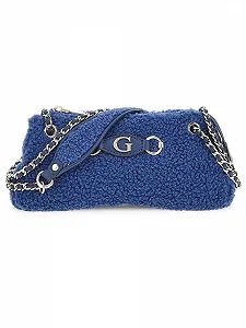 Сумка на плече GUESS Aslia Convertible Top Zip Saphire - Фото 1