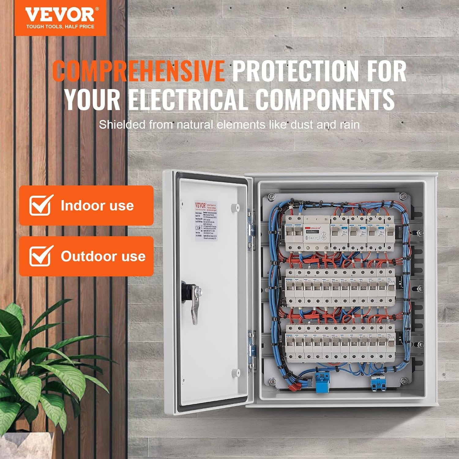 Сталевий корпус VEVOR NEMA DS-SMC-32514 Сірий, фото №7