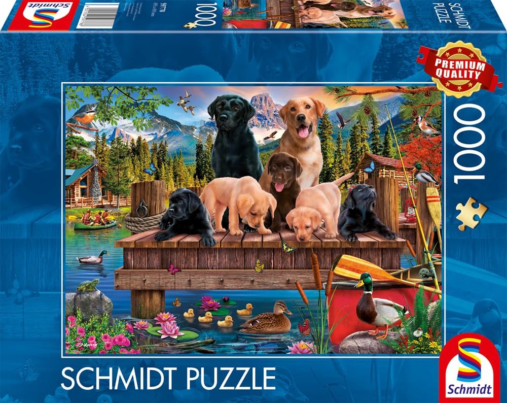 Пазл Schmidt Spiele Dog Family by the Lake 1000 элементов, фото №4