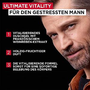 Гель для душа L'Oréal Men Expert Ultimate Vitality Ice Effect 250 мл synthetic.ua - Фото 1