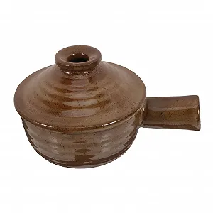 Кастрюля с крышкой жаростойкая антипригарная для супов и риса - Фото 1