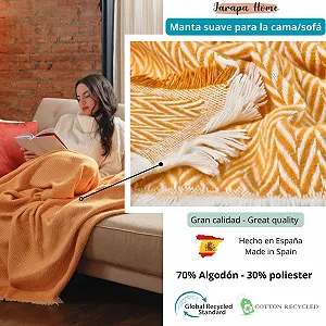 Покривало для ліжка або дивана, Високоякісна і затишна бавовна synthetic.ua - Фото 1