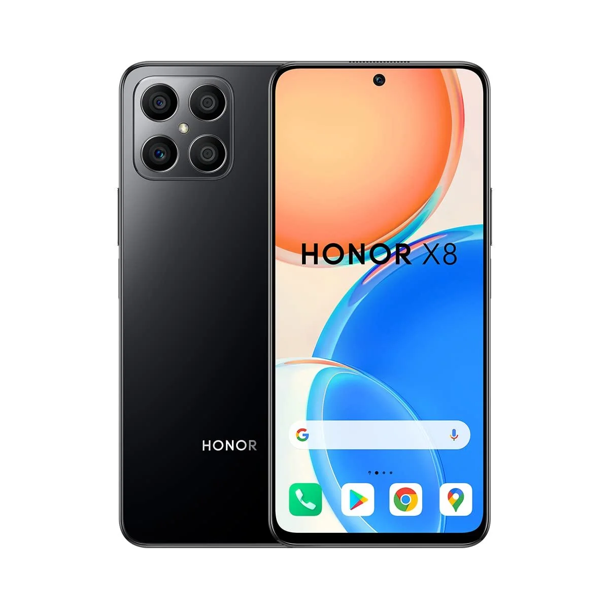Смартфон Honor X8 6/128GB Midnight Black, фото №1 Смартфон Honor X8 6/128GB Midnight Black, фото №1