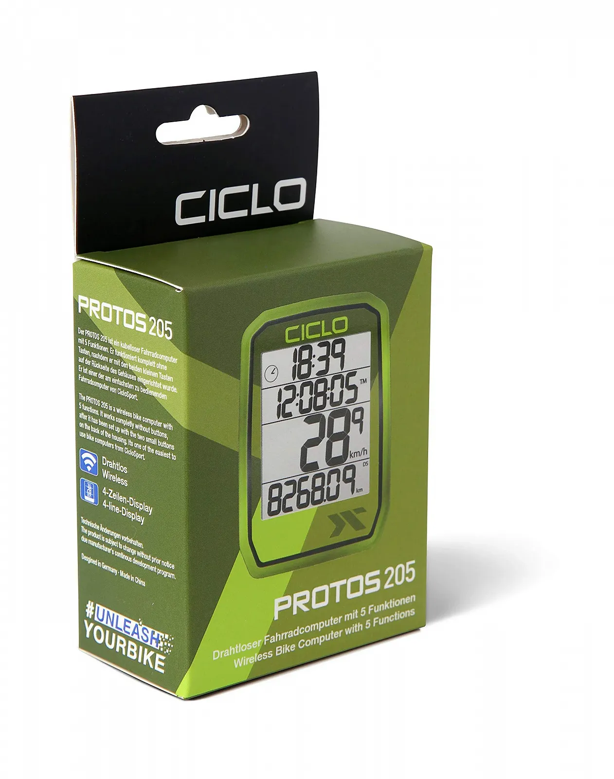 Велокомп'ютер CICLO PROTOS 205 Бездротовий 5 Functions, фото №4