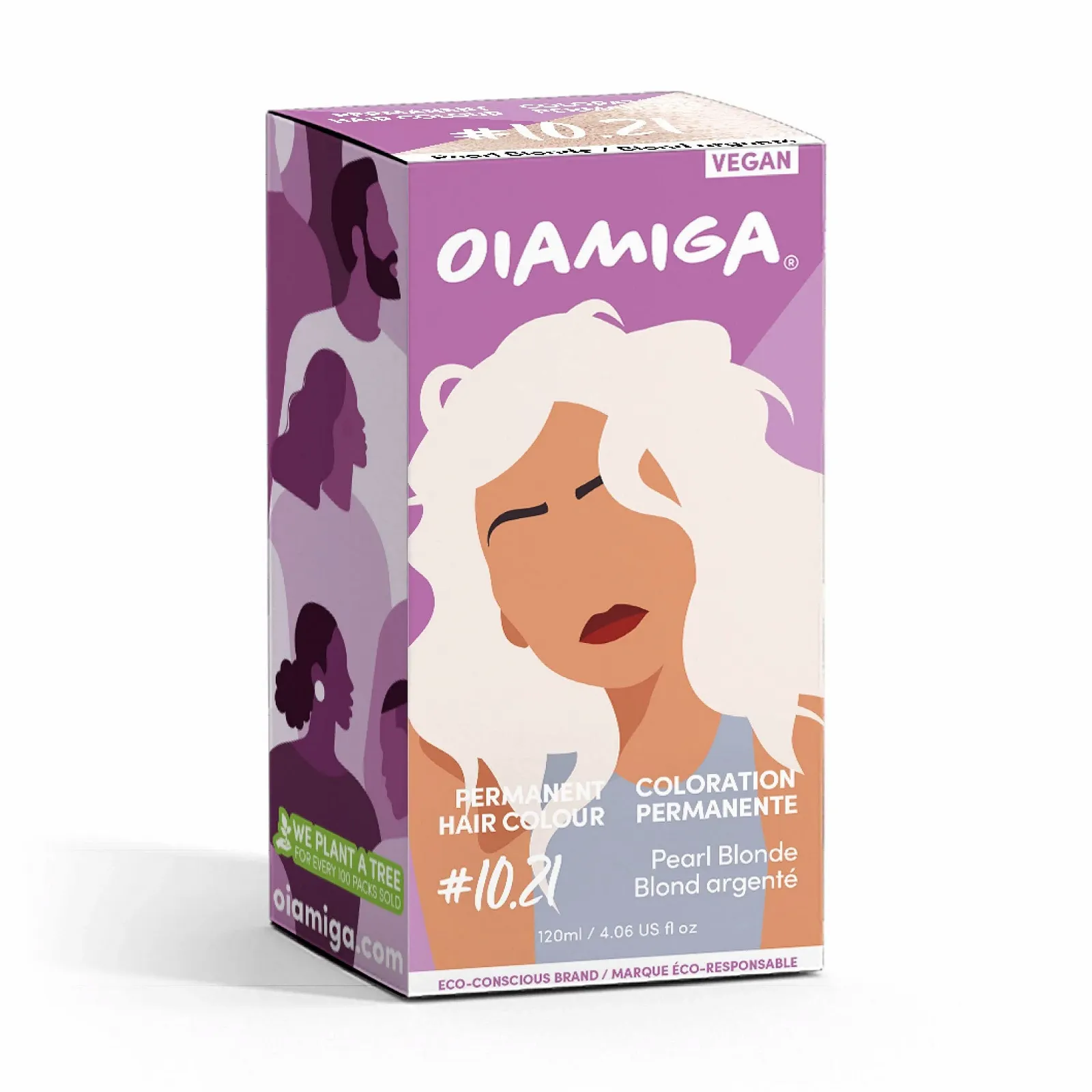 Перманентна фарба для волосся Oiamiga Pearl Blonde з натуральними інгредієнтами 120 мл, фото №2 Перманентна фарба для волосся Oiamiga Pearl Blonde з натуральними інгредієнтами 120 мл, фото №2