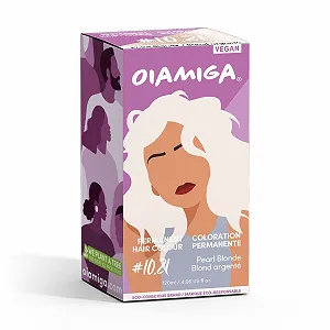 Перманентна фарба для волосся Oiamiga Pearl Blonde з натуральними інгредієнтами 120 мл synthetic.ua - Фото 1