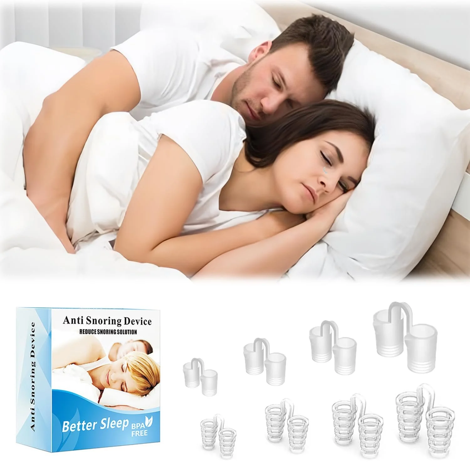 Розширювач для носа від хропіння, 8 шт, Роздільник для носа, фото №1 Розширювач для носа від хропіння, 8 шт, Роздільник для носа, фото №1