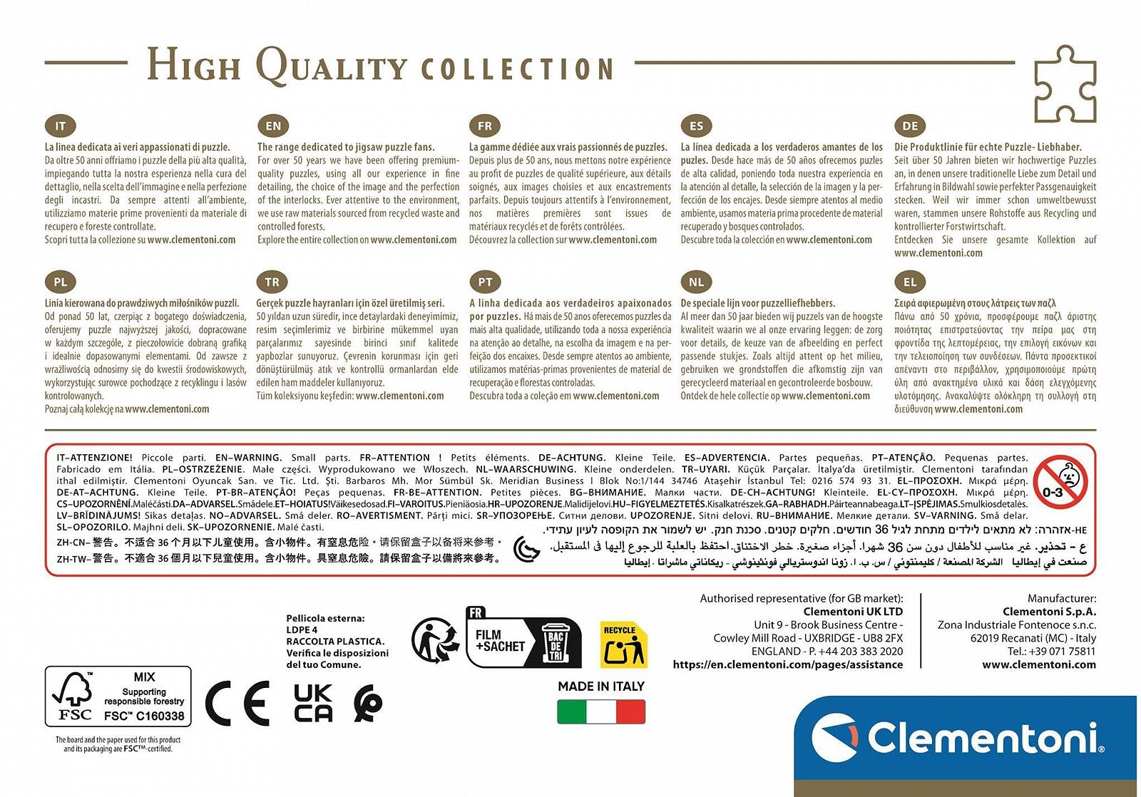 Пазл Clementoni Collection Вестминстерский мост 500 деталей Compact Box 35575, фото №3