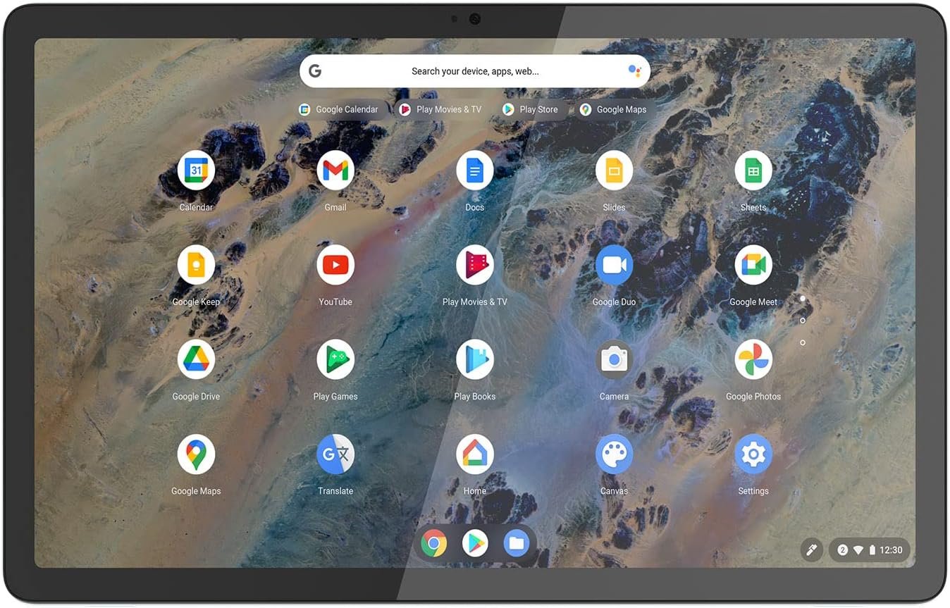 Ноутбук 10.95" Lenovo IdeaPad Duet 3 Chrome 11Q727 Qualcomm Snapdragon 7c Gen 2 RAM 4GB eMMC 64GB 12год батарея Chrome OS (UKR), фото №2