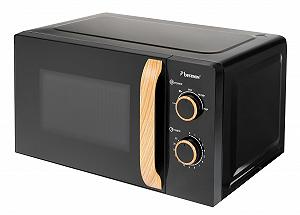 Микроволновая печь Bestron Black & Wood AMN200BW 700 Вт 20 л 25.5 см черная/дерево synthetic.ua - Фото 1