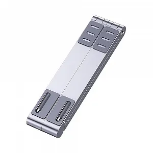 Подставка для ноутбука из алюминиевого сплава, портативная складная подставка-охладитель для ноутбука - Фото 1