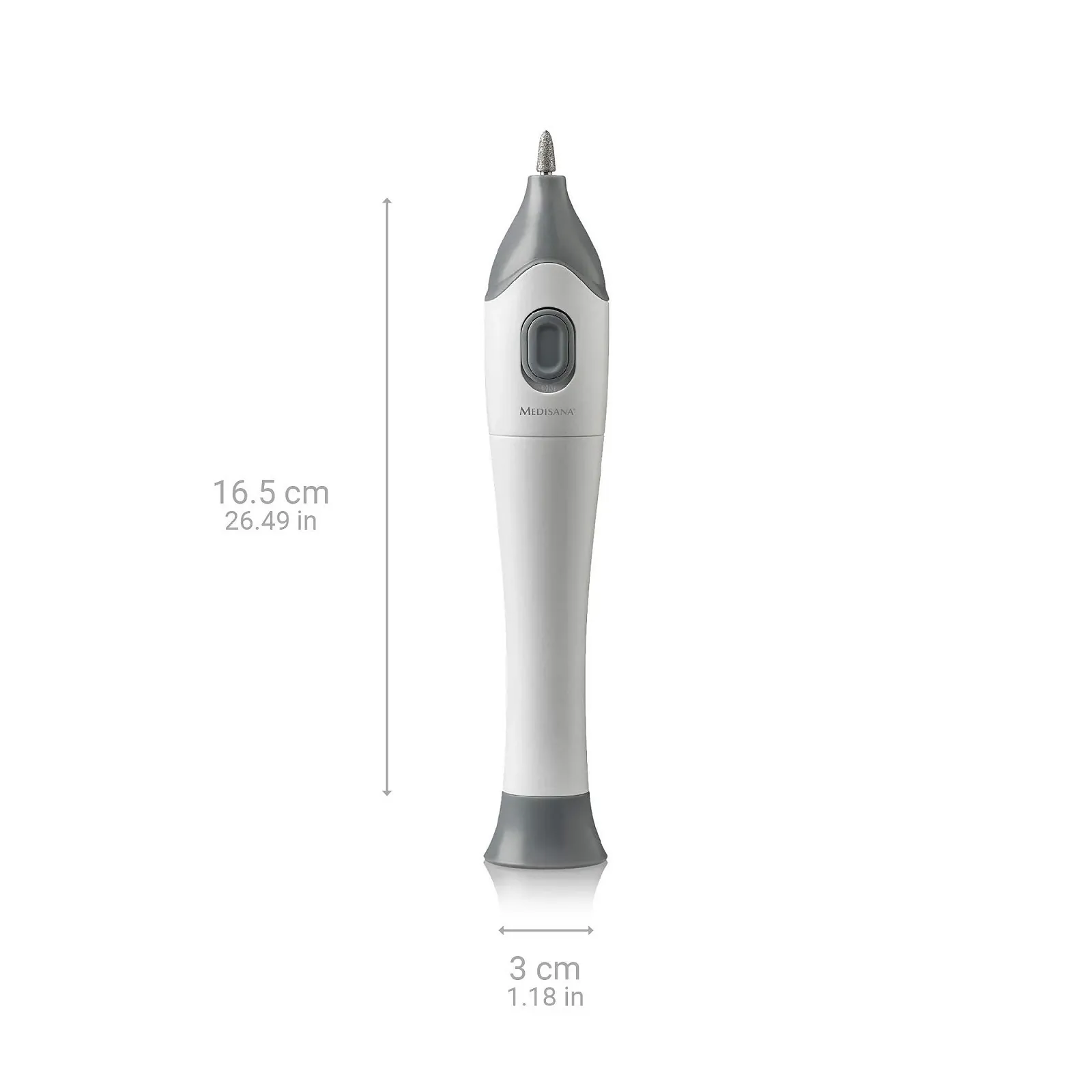 Электрический набор для маникюра и педикюра medisana MP 810 с 5 насадками для ухода за ногтями, кутикулой и мозолями, фото №2