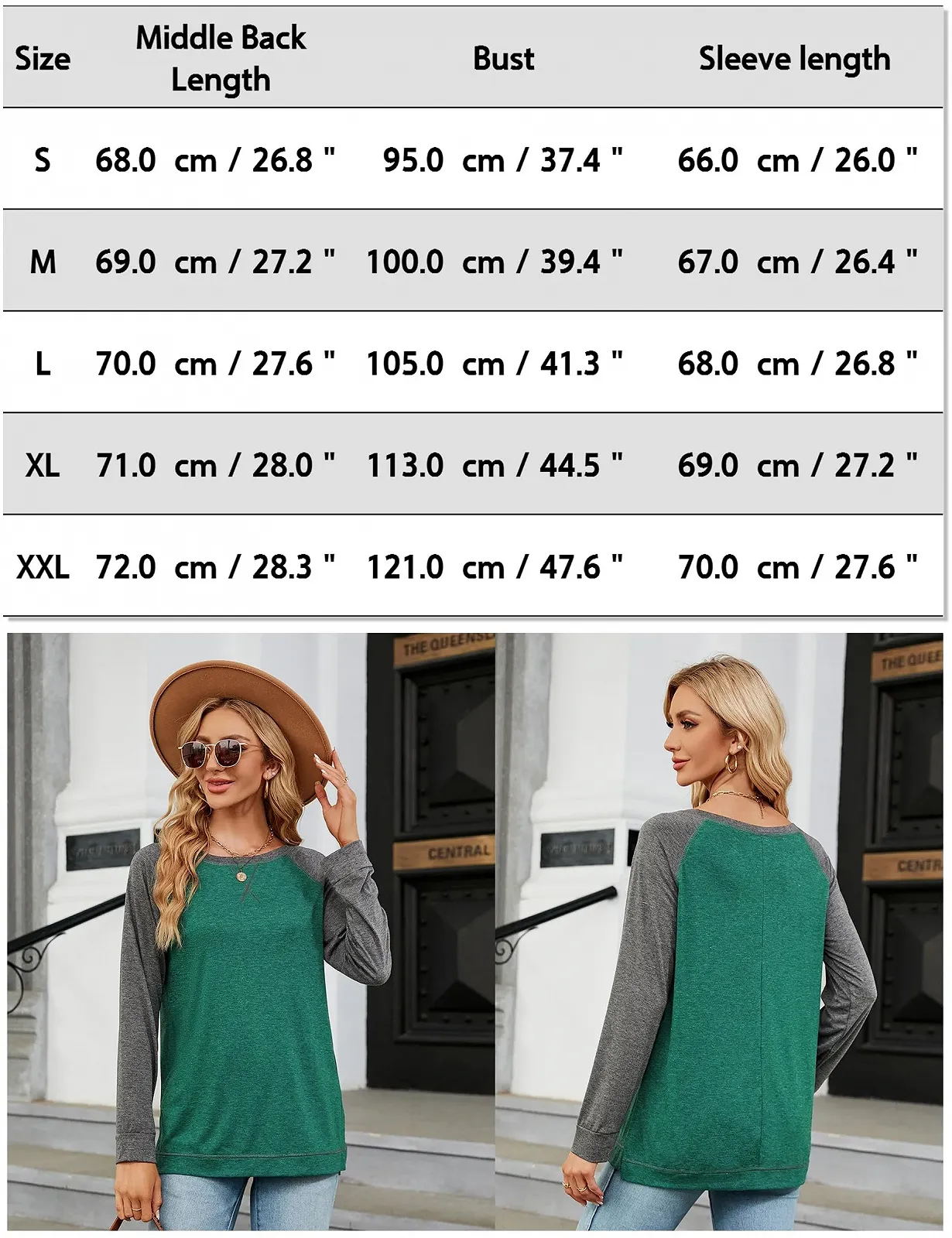 Женская Толстовка с круглым вырезом, длинными рукавами, легкая, осенняя, зимняя, мягкая, однотонная с боковыми разрезами для работы в офисе, фото №4