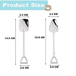 Набір з 8 кавових ложок з нержавіючої сталі synthetic.ua - Фото 1