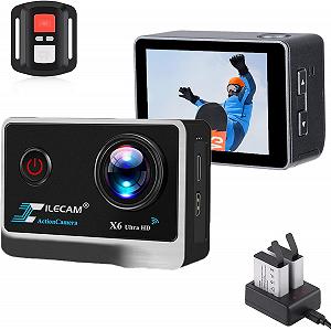 Екшн-камера Xilecam X6PRO / 20Мп / 4K / 30fps / Wi-Fi / Вологозахищена / Чорна-Сіра - Фото 1